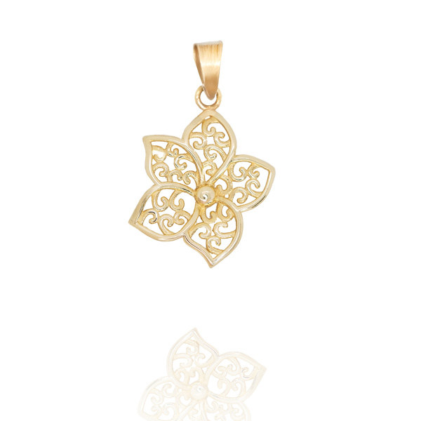 Zawieszka złota 585 Kwiat