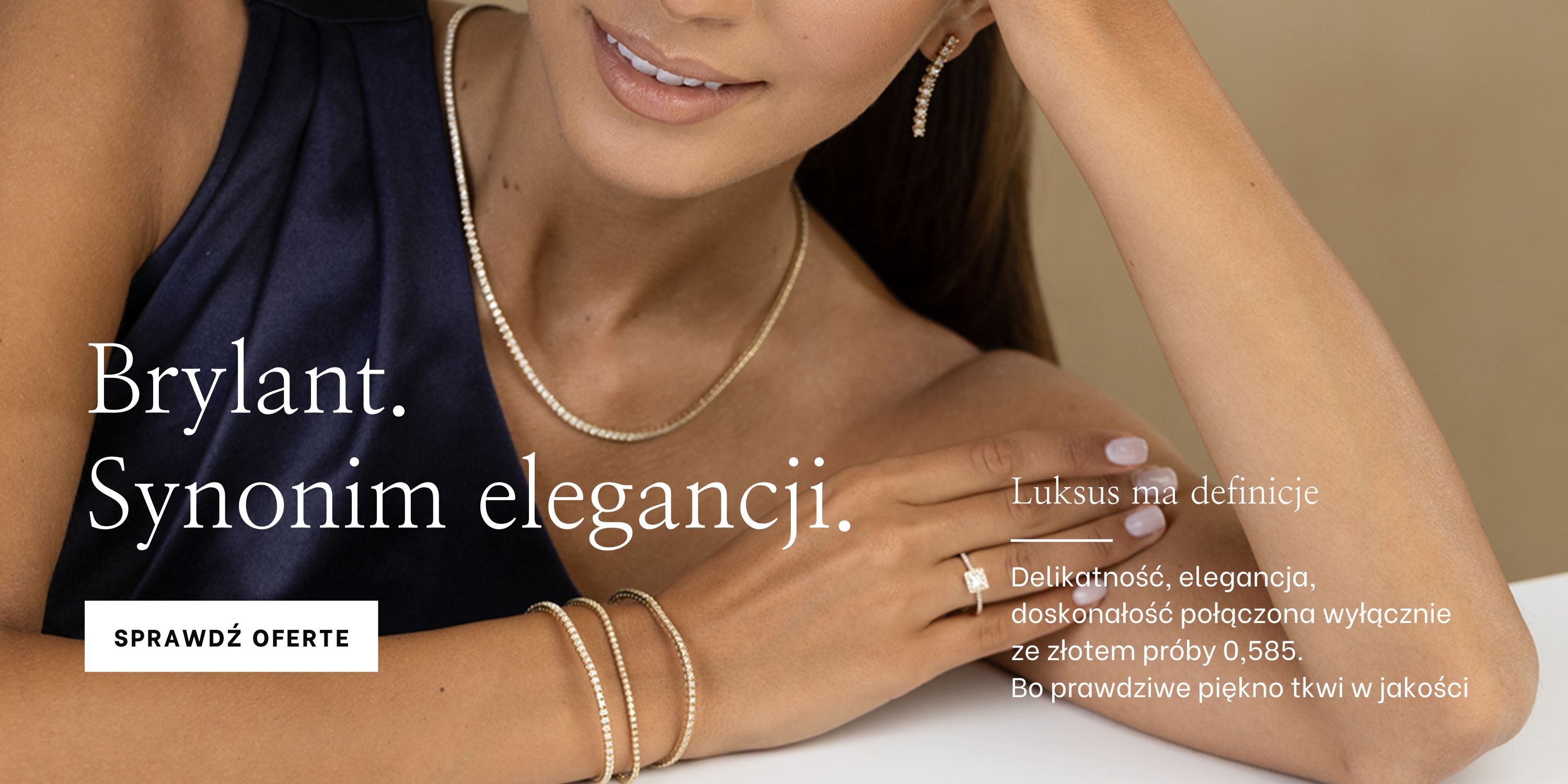 Diamenty + jakość gold 585