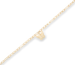 Bransoleta złota 585 Motyl