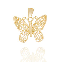 Zawieszka złota 585 Motyl