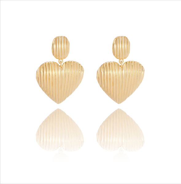 Kolczyki złote 585 Serca