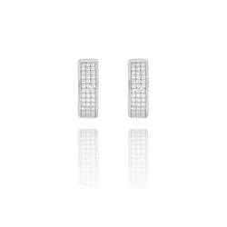 Kolczyki srebrne 925 z cyrkoniami