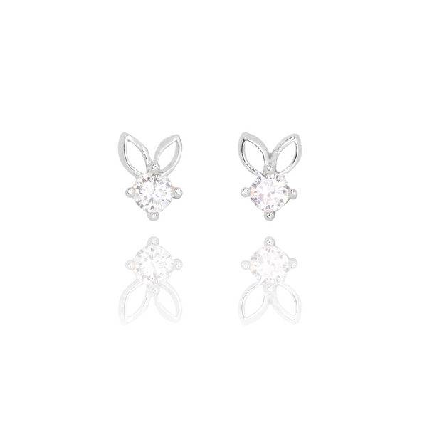 Kolczyki srebrne 925 z cyrkoniami