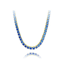 Naszyjnik srebrny 925 z cyrkoniami