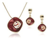 Biżuteria Yvon Naszyjnik Kolczyki