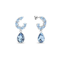 Kolczyki srebrne 925 z kryształami Swarovski