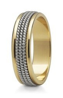 Obrączka ślubna złota model STJ67