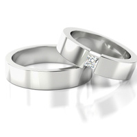 Obrączka ślubna złota model STJ164