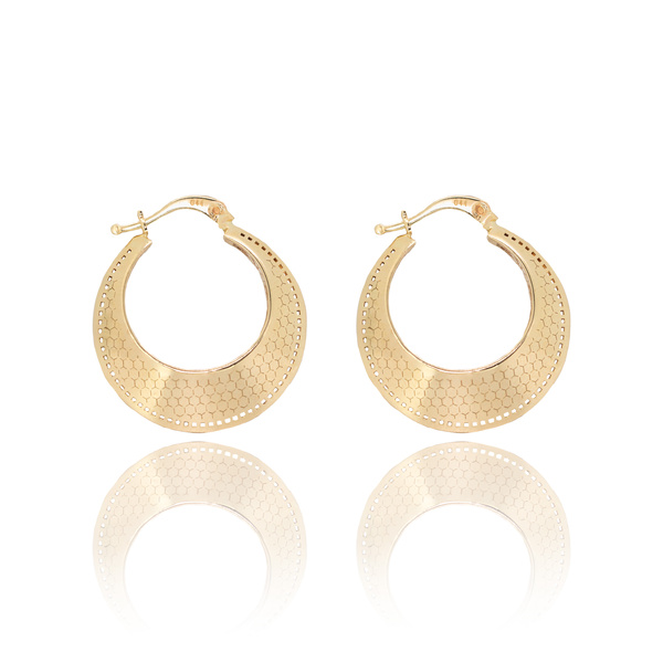 Kolczyki złote 585 Koła