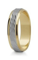 Obrączka ślubna złota model STJ63