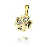 Zawieszka złota 585 Koniczyna