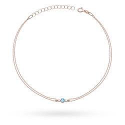 Bransoletka złota z brylantami t-005 topaz 0,15ct