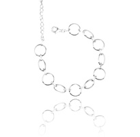 Bransoleta srebrna 925