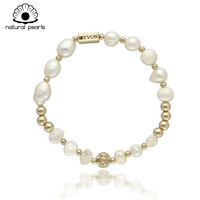Biżuteria Yvon Bransoleta Perły naturalne