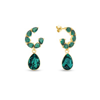 Kolczyki srebrne 925 z kryształami Swarovski