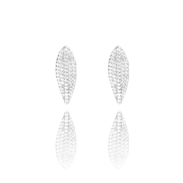 Kolczyki srebrne 925 z cyrkoniami 