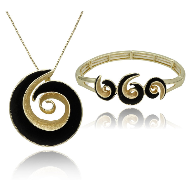 Biżuteria Yvon Bransoleta i Naszyjnik