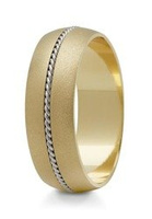 Obrączka ślubna złota model STJ64