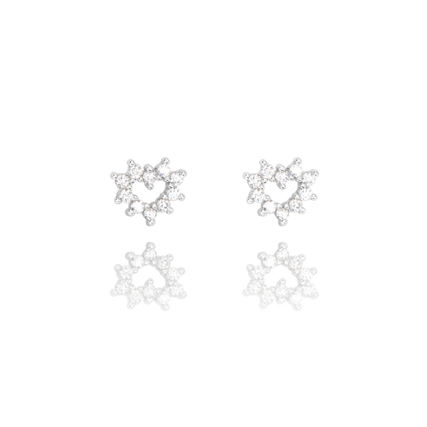 Kolczyki srebrne 925 z cyrkoniami