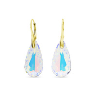 Kolczyki srebrne 925 z kryształami Swarovski