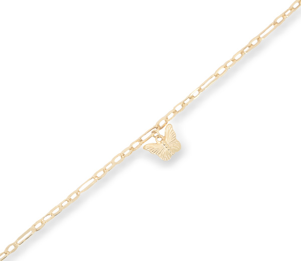 Bransoleta złota 585 Motyl