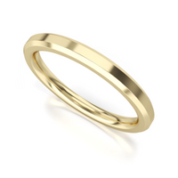 Obrączka ślubna model stj528 żółte złoto 0,585