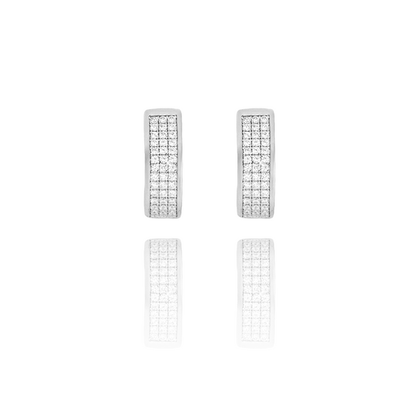 Kolczyki srebrne 925 z cyrkoniami