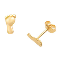 Kolczyki złote 585 stopy