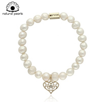 Biżuteria Yvon Bransoleta Perły naturalne