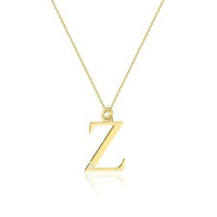 Naszyjnik złoty 585 Celebrytka mała literka Z