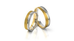 Obrączka ślubna złota model STJ300