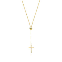 Naszyjnik Celebrytka krzyżyk z brylantem CT-65 0,0145ct