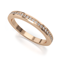 Obrączka ślubna model stj531 różowe złoto 0,585 bez kamienia