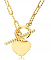 Łańcuszek srebrny serce