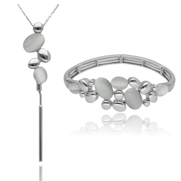 Biżuteria Yvon Bransoleta i Naszyjnik