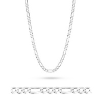 Łańcuszek srebrny 925 splot Figaro