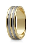 Obrączka ślubna złota model STJ59