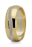 Obrączka ślubna złota model STJ116