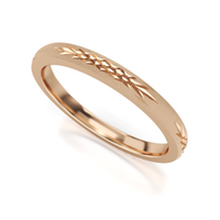 Obrączka ślubna model stj506 różowe złoto 0,585