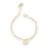 Bransoleta złota 585 Motyl