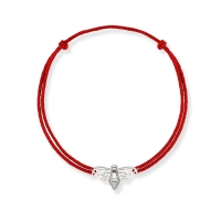 Bransoleta srebrna  925 Pszczoła