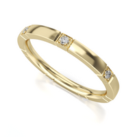 Obrączka ślubna model stj538 żółte złoto 0,585