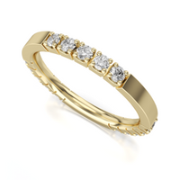 Obrączka ślubna model stj537 żółte złoto 0,585