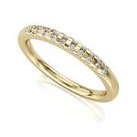 Obrączka ślubna model stj508 żółte złoto 0,585