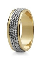 Obrączka ślubna złota model STJ66