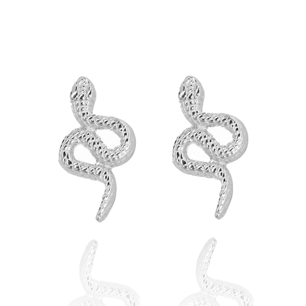 Kolczyki srebrne 925 Żmije