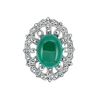 Broszka z markazytami Ag 925 HB0518-ONX 12.40 Gr