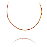 Naszyjnik srebrny 925 z cyrkoniami