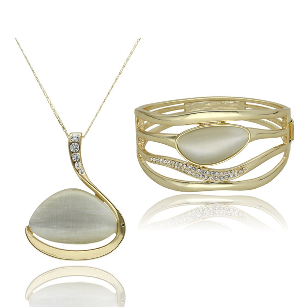 Biżuteria Yvon Bransoleta i Naszyjnik