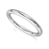 Obrączka ślubna model stj526 białe złoto 0,585